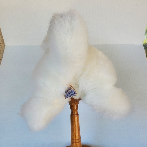 Vintage 80s Applause Plush White Dog Pup Brewster 13778 Bichon Frise Samoyed 14" - Picture 10 of 11